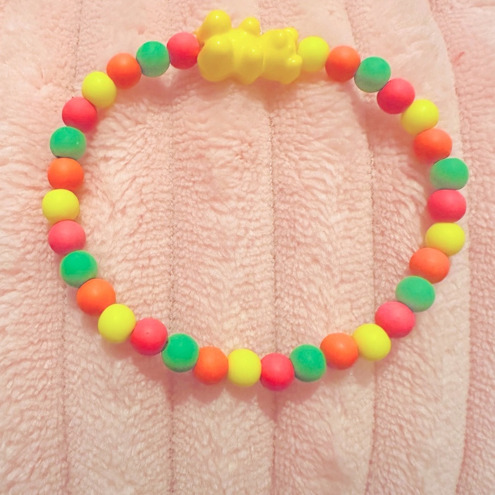 Handmade gummy bear bracelet